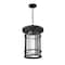 Z-Lite Jordan 1 Light Outdoor Chain Mount Ceiling Fixture, Oil Rubbed Bronze And Clear Seedy 570CHXL-ORB - alternate 4
